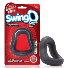 SCREAMING O - ANNEAU PÉNIEN SWINGO CURVED GRIS