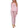 Pyjama tenue d'intérieur pantalon top long Minnie Soft Disney