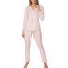 Pyjama tenue d'intérieur pantalon top croisé Elegant Line