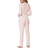 Pyjama tenue d'intérieur pantalon top croisé Elegant Line