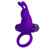 PRETTY LOVE - ANNEAU VIBRATEUR I RABBIT POUR PÉNIS VIOLET