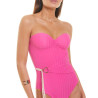 Maillot de bain 1 pièce bustier armaturé Basica