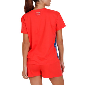 Pyjama short t-shirt Lady In Red Santoro rouge