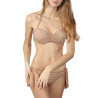 Ensemble 2 pièces bikini bandeau push-up Sand Desert