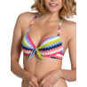 Haut maillot de bain push-up dos nu Hydra