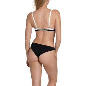 Bas maillot slip de bain brésilien Guaraja noir