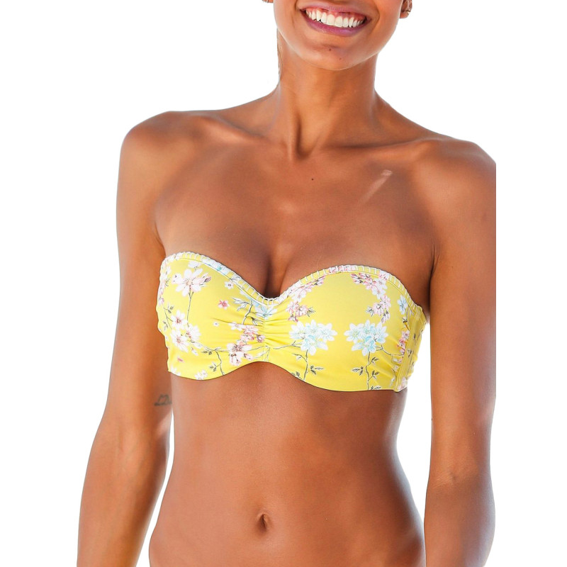 Haut maillot de bain bandeau armaturé Ditsy