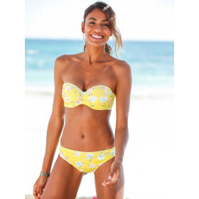 Haut maillot de bain bandeau armaturé Ditsy