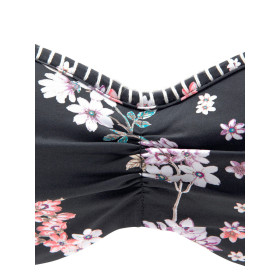 Haut maillot de bain bandeau armaturé Ditsy