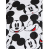 Pyjama fille short débardeur Mickey Heads Disney blanc