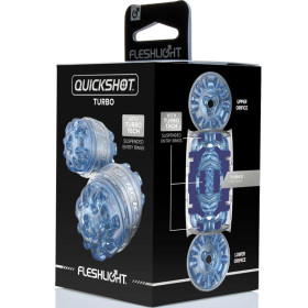 FLESHLIGHT - MASTURBATEUR QUICKSHOT TURBO BLEU GLACE