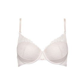 Soutien-gorge préformé Rose mariage ivoire F