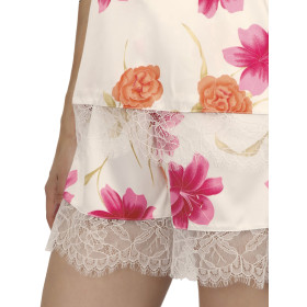 Pyjama short débardeur Thai Flowers