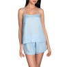 Bas pyjama short Forget-Me-Not bleu ciel