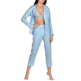 Bas pyjama pantalon 7-8 Forget-Me-Not bleu ciel