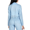 Haut pyjama manches longues Forget-Me-Not bleu ciel