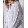 Chemise de nuit manches longues Classic Dots