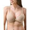 Soutien-gorge armaturé balconnet Lust peau