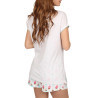 Pyjama short t-shirt Summer Bites blanc