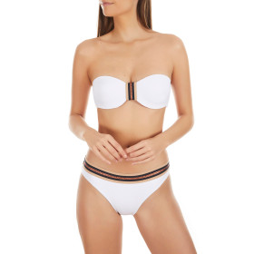 Haut maillot de bain bandeau Marinera Jacquard