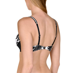 Haut maillot de bain push-up Ocean City noir