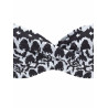 Ensemble 2 pièces bikini bandeau noir