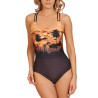 Maillot de bain 1 pièce Copacabana orange