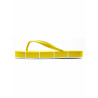 Tongs de plage rayées jaune