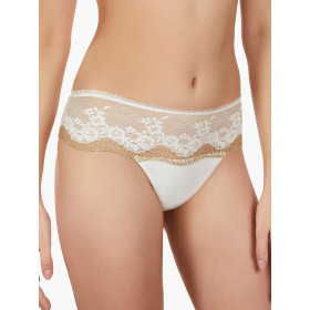 Shorty string Camille ivoire