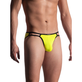 Micro tanga de bain M909 jaune