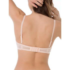 Soutien-gorge préformé Clarisse rose poudré