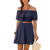 Robe de plage Holly marine