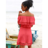 Robe de plage Holly corail