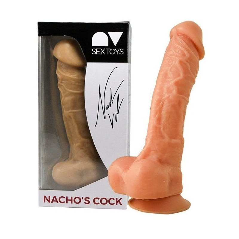 NACHO VIDAL - RÉPLIQUE DE PÉNIS NACHO VIDAL 24CM NATUREL