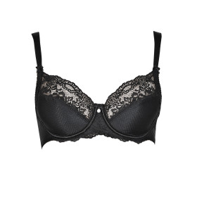 Soutien-gorge armaturé emboitant Unique noir B à E