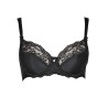 Soutien-gorge armaturé emboitant Unique noir B à E