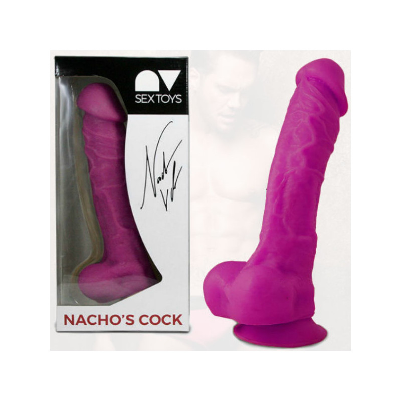 NACHO VIDAL - RÉPLIQUE DE PÉNIS NACHO VIDAL 24CM ROSE