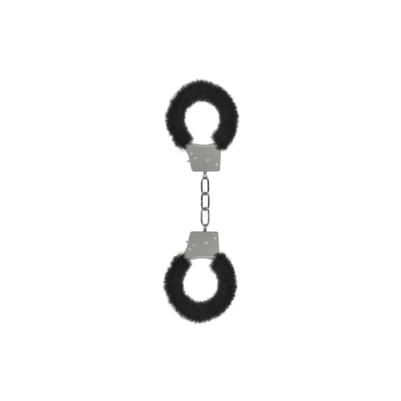 BEGINNER'S FURRY HANDCUFFS BLACK