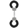 PLEASURE FURRY HANDCUFFS BLACK