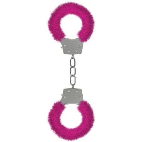 PLEASURE FURRY HANDCUFFS PINK