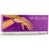 DISPOSABLE OUCH! ZIP TIE CUFFS PURPLE