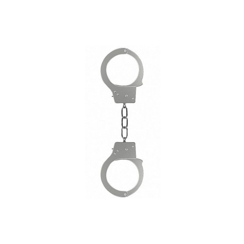 METAL BEGINNER'S HANDCUFFS SILVER