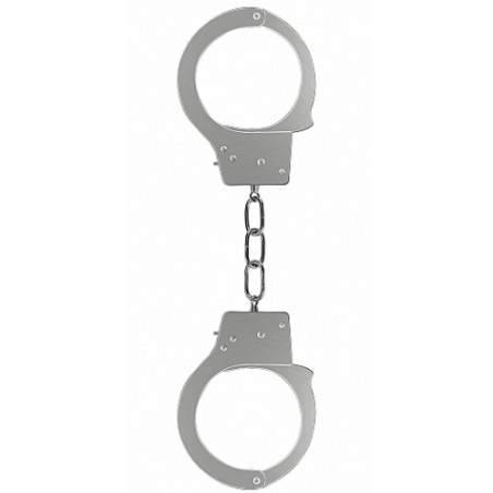 METAL BEGINNER'S HANDCUFFS SILVER