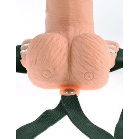 6" HOLLOW RECHARGEABLE STRAP-ON WITH REMOTE FETISH FANTASY SERIES