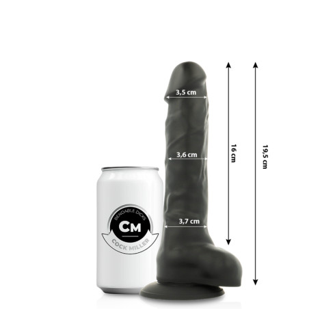 COCK MILLER - SILICONE DENSITÉ COCKSIL ARTICULABLE NOIR 19