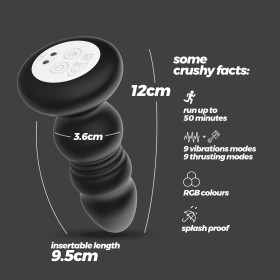 AUSTRALIS PLUG ANAL AVEC LED ET COMMANDE À DISTANCE CRUSHIOUS