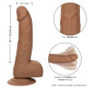 CALIFORNIA EXOTICS - CLOUS EN SILICONE 15.24 CM MARRON