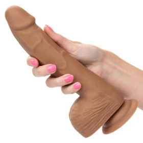 CALIFORNIA EXOTICS - CLOUS EN SILICONE 20.32 CM MARRON