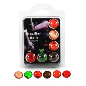 KISSABLE LUBRICANT BALLS MULTIFLAVOURED 6 x 4GR