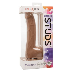 CALIFORNIA EXOTICS - CLOUS EN SILICONE 20.32 CM MARRON